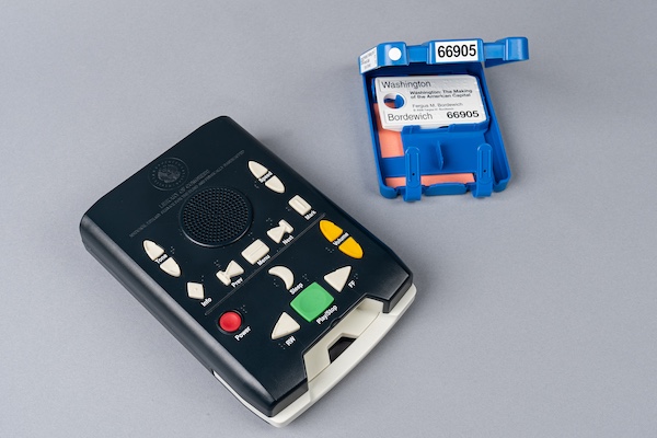 Digital Talking Book Player with Cassette About Washington, the Making of the Capital