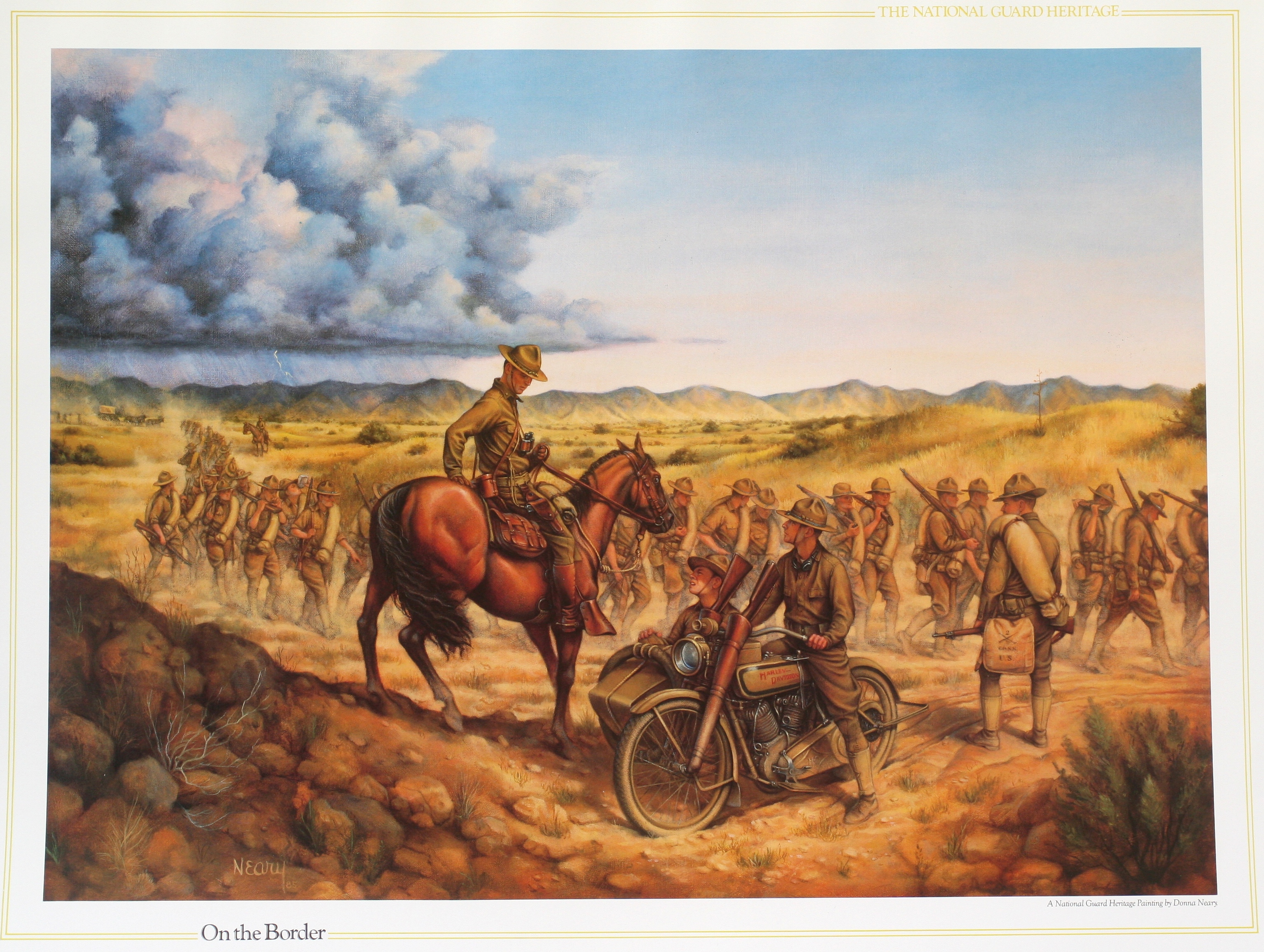 On the Mexican Border Fine Art Print