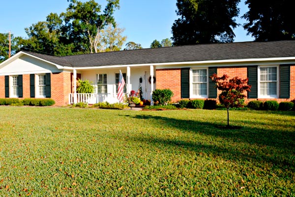 Ranch style home