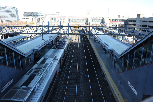 The new Stamford Transporation Center completed