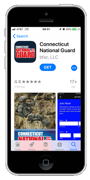 Connecticut National Guard APP photo