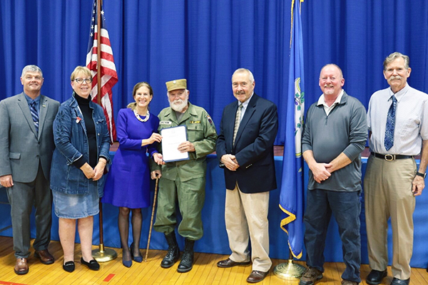 Lt. Governor Bysiewicz Honoring Veterans