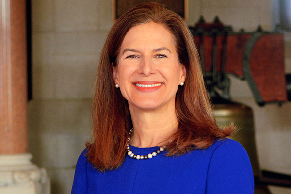 Close-up of Lt Governor Susan Bysiewicz